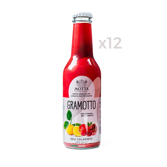Gramotto, bevanda gassata a base di Melograno e Bergamotto, 12x200ml - immagine 2